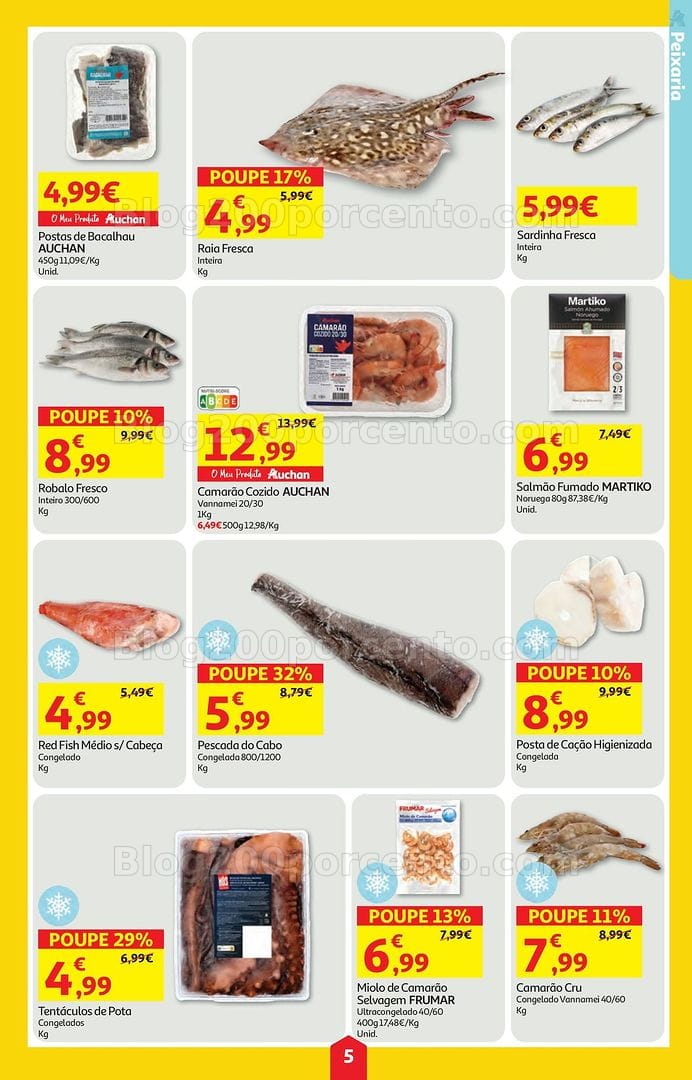 Antevisão Folheto AUCHAN Super Poupança Promoções de 16 a 22 julho