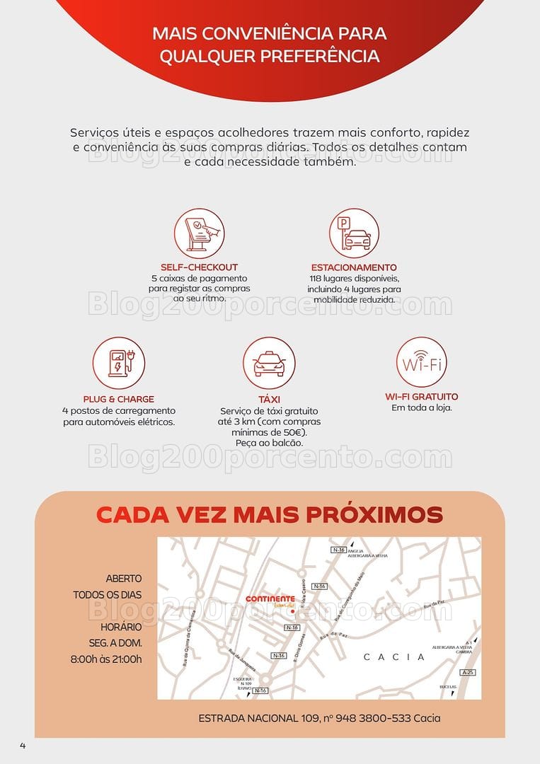 Antevisão Folheto CONTINENTE Extra Abertura Cacia Promoções até 27 julho
