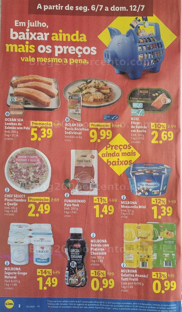 Antevisão Folheto LIDL Promoções de 6 a 12 julho