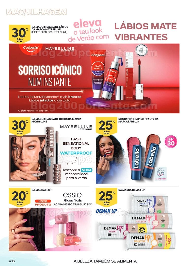 Antevisão Folheto CONTINENTE Beleza Verão Promoções de 7 a 19 julho