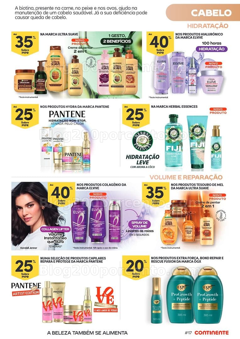 Antevisão Folheto CONTINENTE Beleza Verão Promoções de 7 a 19 julho