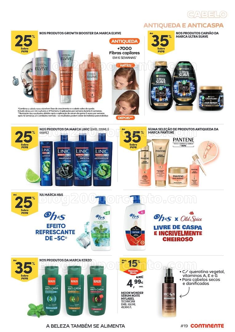 Antevisão Folheto CONTINENTE Beleza Verão Promoções de 7 a 19 julho