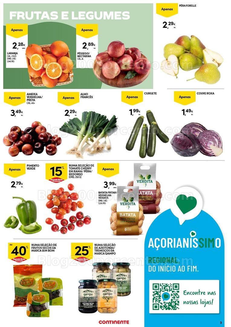 Antevisão Folheto CONTINENTE Açores Promoções de 9 a 22 julho