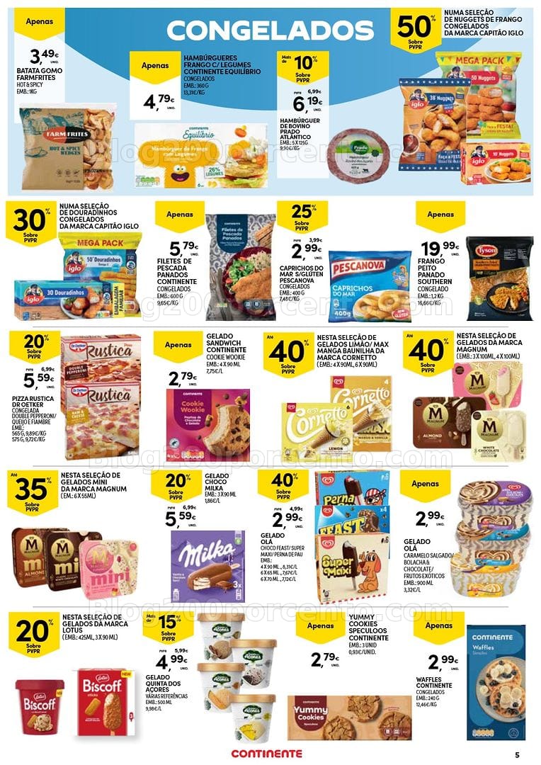 Antevisão Folheto CONTINENTE Açores Promoções de 9 a 22 julho