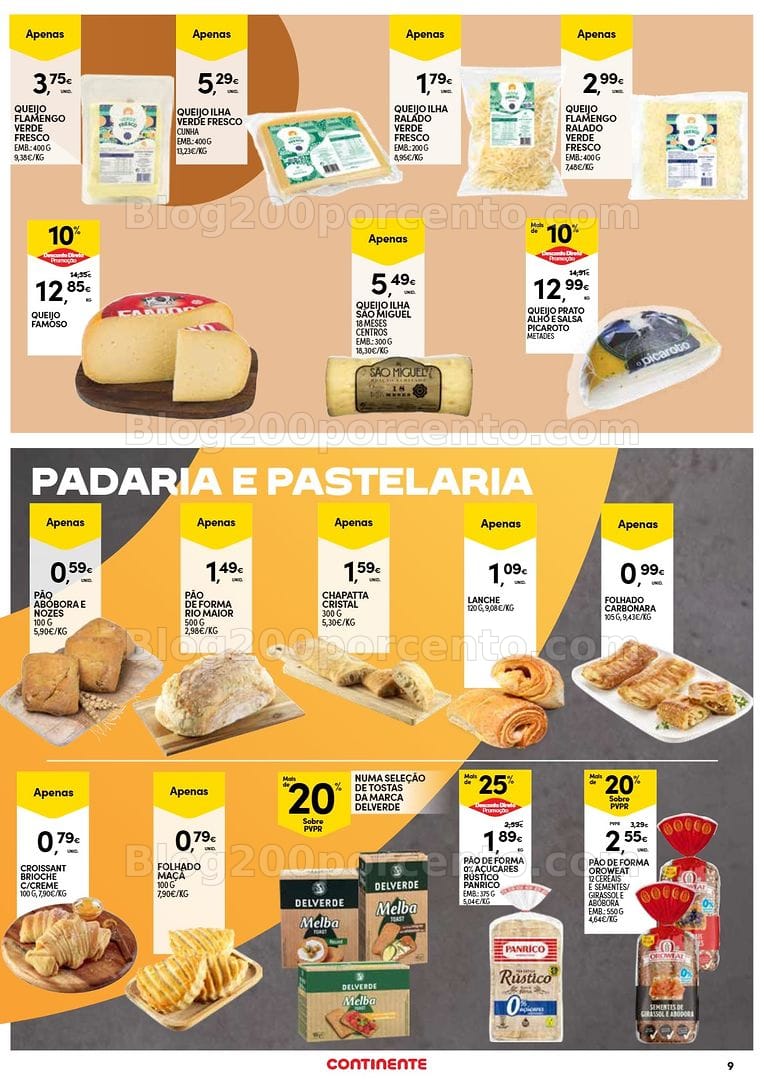 Antevisão Folheto CONTINENTE Açores Promoções de 9 a 22 julho