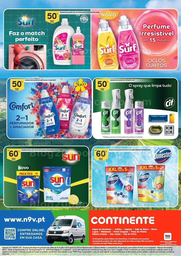 Antevisão Folheto CONTINENTE Açores Especial Verão Promoções de 29 julho a 10 agosto