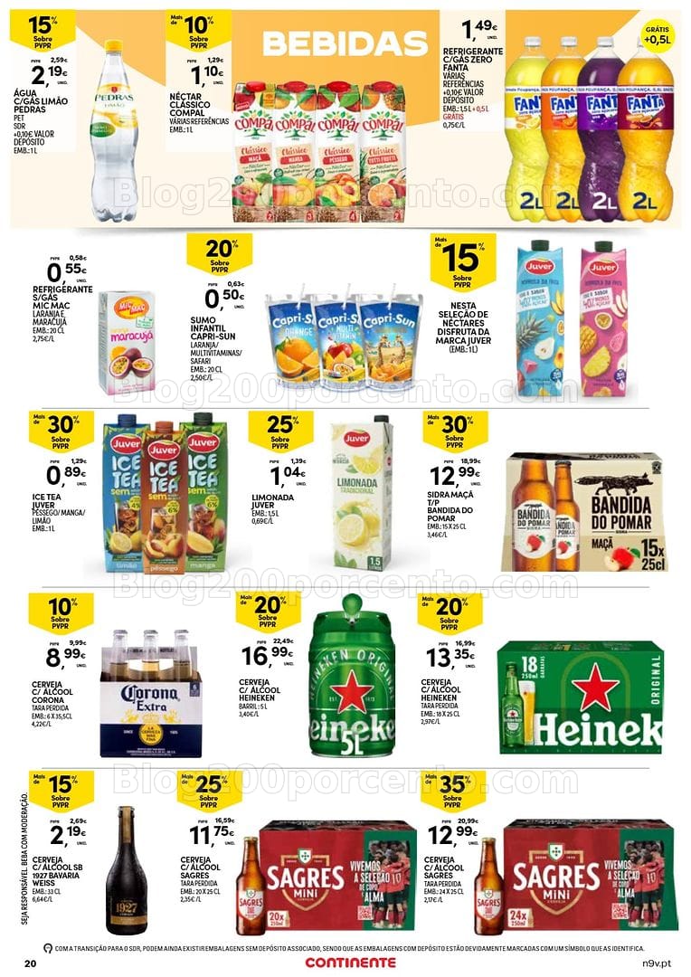 Antevisão Folheto CONTINENTE Açores Promoções de 23 julho a 5 agosto