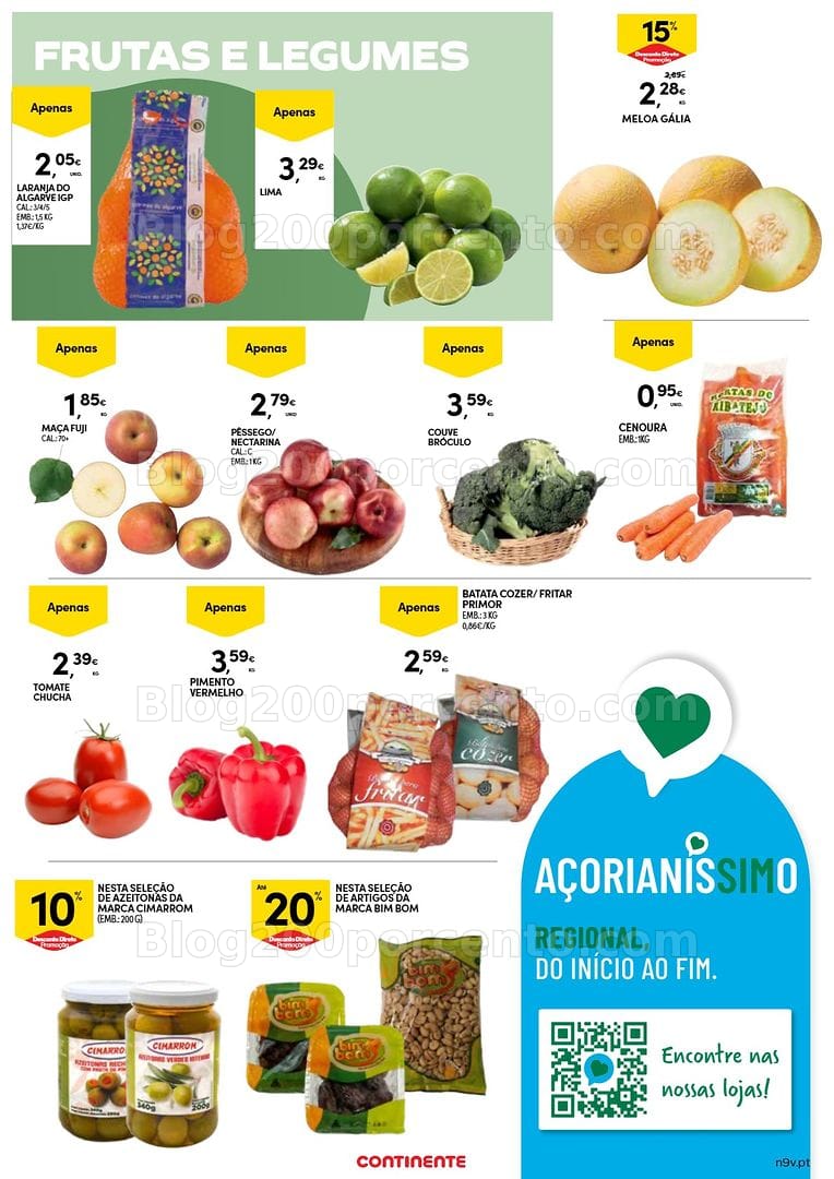 Antevisão Folheto CONTINENTE Açores Promoções de 23 julho a 5 agosto