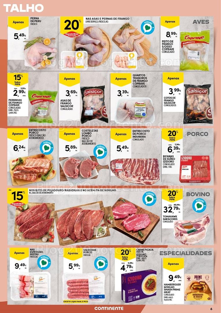 Antevisão Folheto CONTINENTE Açores Promoções de 23 julho a 5 agosto