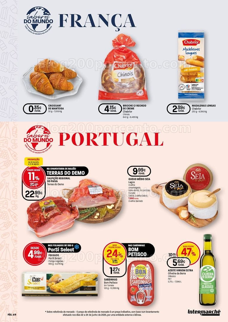 Antevisão Folheto INTERMARCHÉ Contact Sabores do Mundo Promoções de 30 julho a 12 agosto
