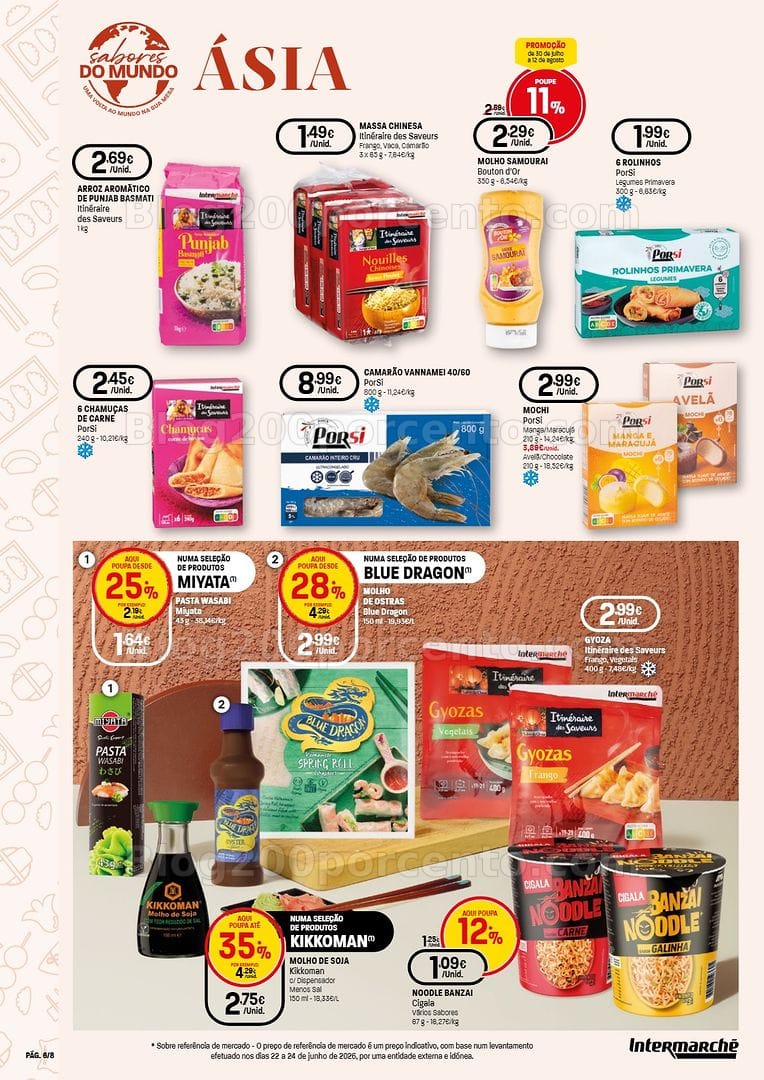 Antevisão Folheto INTERMARCHÉ Contact Sabores do Mundo Promoções de 30 julho a 12 agosto