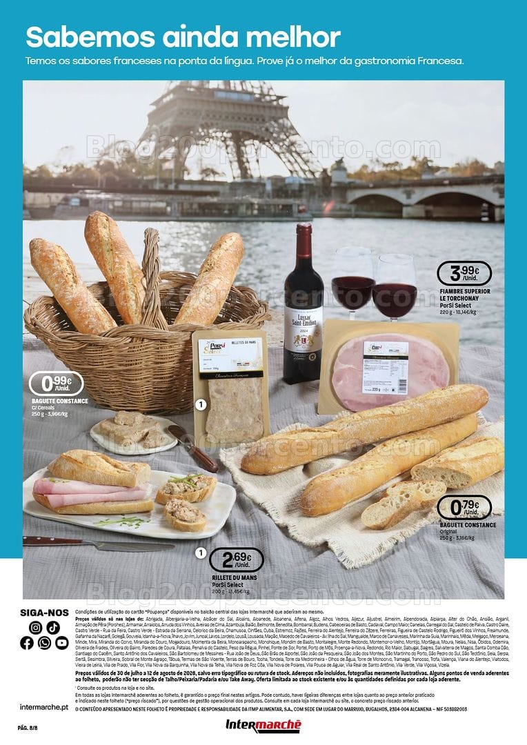Antevisão Folheto INTERMARCHÉ Contact Sabores do Mundo Promoções de 30 julho a 12 agosto