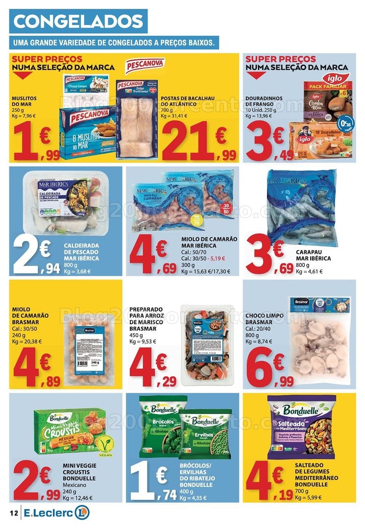 Antevisão Folheto E-LECLERC Promoções de 9 a 15 julho