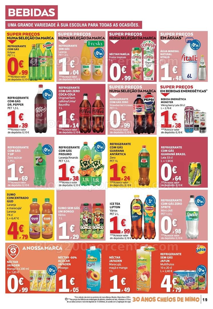 Antevisão Folheto E-LECLERC Promoções de 9 a 15 julho