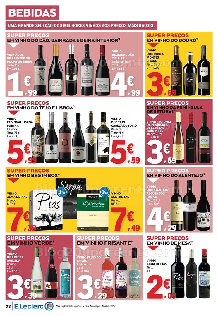 Antevisão Folheto E-LECLERC Promoções de 9 a 15 julho