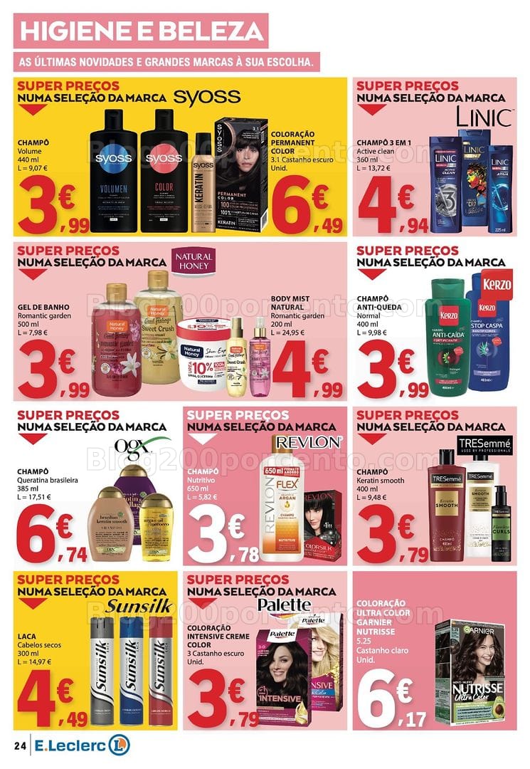 Antevisão Folheto E-LECLERC Promoções de 9 a 15 julho