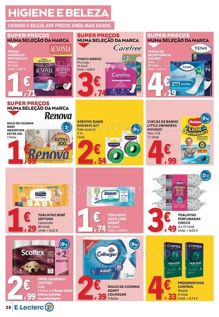 Antevisão Folheto E-LECLERC Promoções de 9 a 15 julho