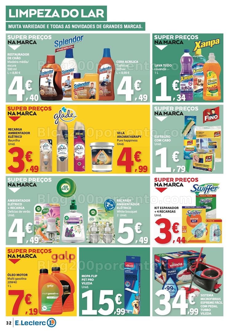 Antevisão Folheto E-LECLERC Promoções de 9 a 15 julho