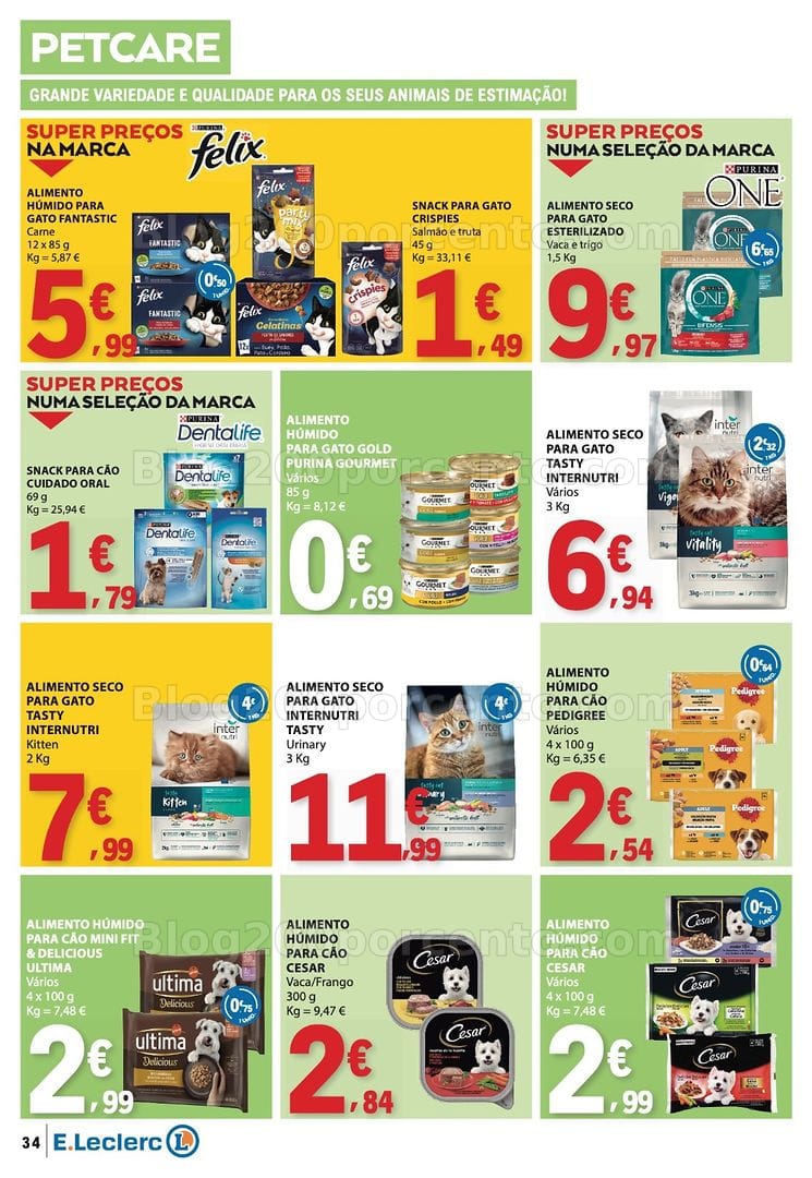 Antevisão Folheto E-LECLERC Promoções de 9 a 15 julho