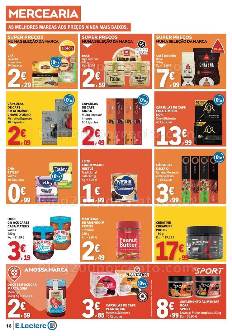 Antevisão Folheto E-LECLERC Promoções de 2 a 8 julho