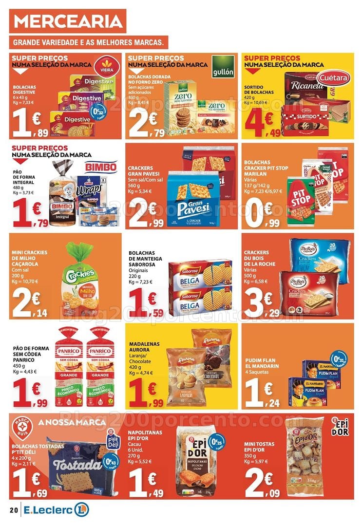 Antevisão Folheto E-LECLERC Promoções de 2 a 8 julho