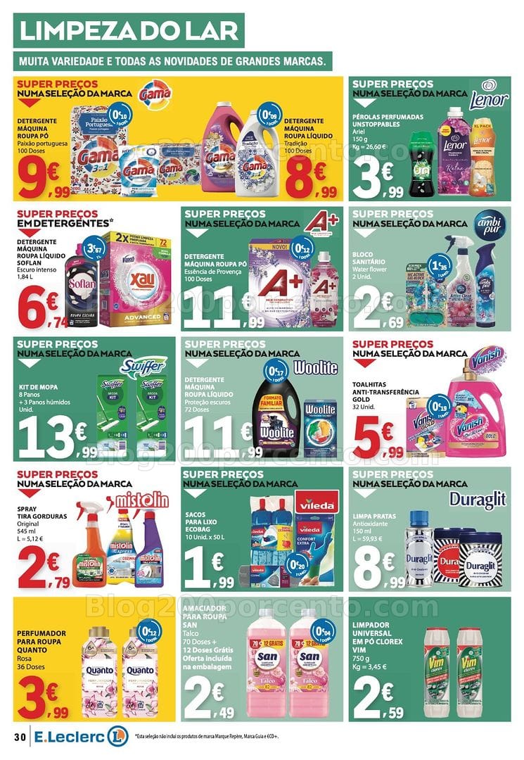 Antevisão Folheto E-LECLERC Promoções de 2 a 8 julho
