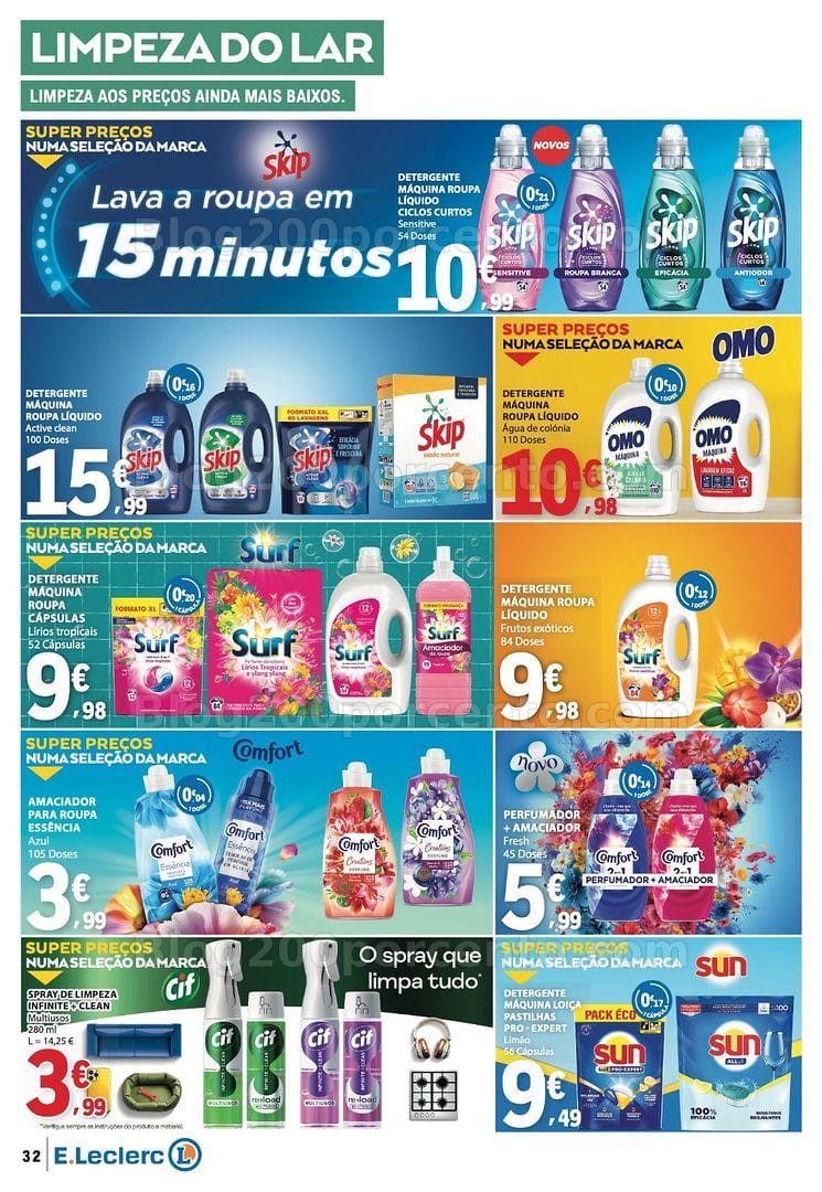 Antevisão Folheto E-LECLERC Promoções de 2 a 8 julho