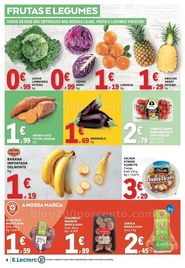 Antevisão Folheto E-LECLERC Promoções de 2 a 8 julho