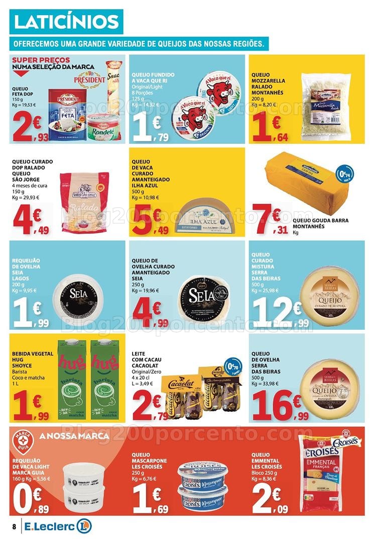 Antevisão Folheto E-LECLERC Promoções de 2 a 8 julho