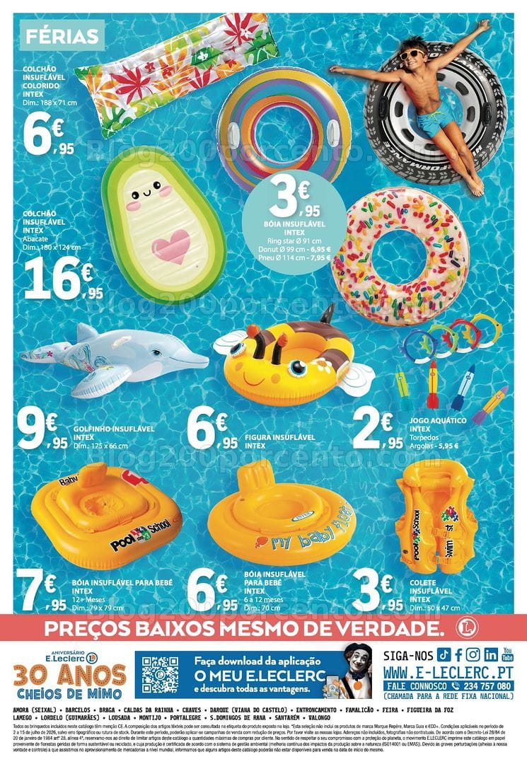 Antevisão Folheto E-LECLERC Bazar Promoções de 2 a 15 julho