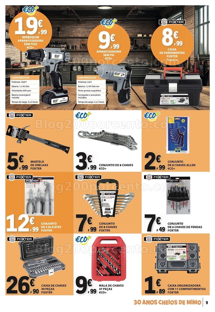 Antevisão Folheto E-LECLERC Bazar Promoções de 2 a 15 julho