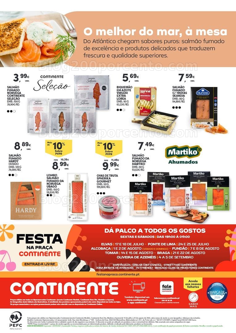 Antevisão Folheto CONTINENTE Charcutaria e Queijos Promoções de 14 julho a 23 agosto
