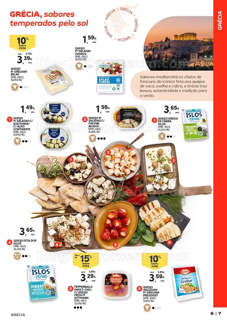 Antevisão Folheto CONTINENTE Charcutaria e Queijos Promoções de 14 julho a 23 agosto