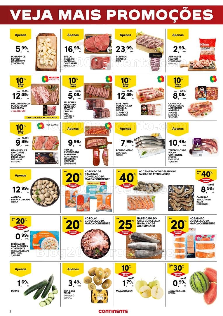 Antevisão Folheto CONTINENTE Promoções Fim de Semana - 3 a 6 julho - Edição Digital