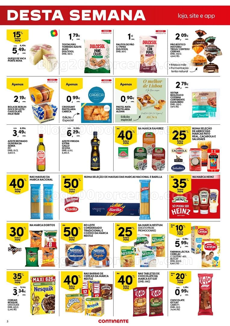 Antevisão Folheto CONTINENTE Promoções Fim de Semana - 3 a 6 julho - Edição Digital
