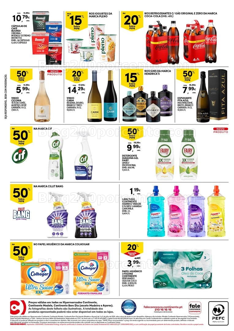 Antevisão Folheto CONTINENTE Promoções Fim de Semana - 3 a 6 julho - Edição Digital
