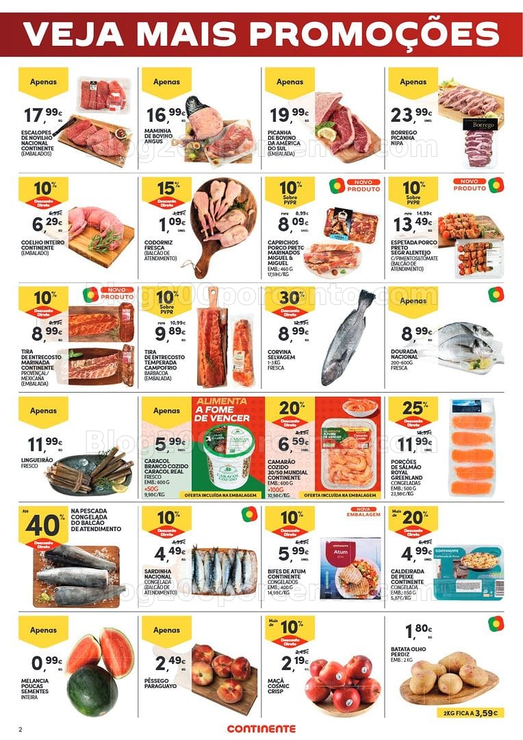 Antevisão Folheto CONTINENTE Promoções Fim de Semana - 10 a 13 julho - Edição Digital