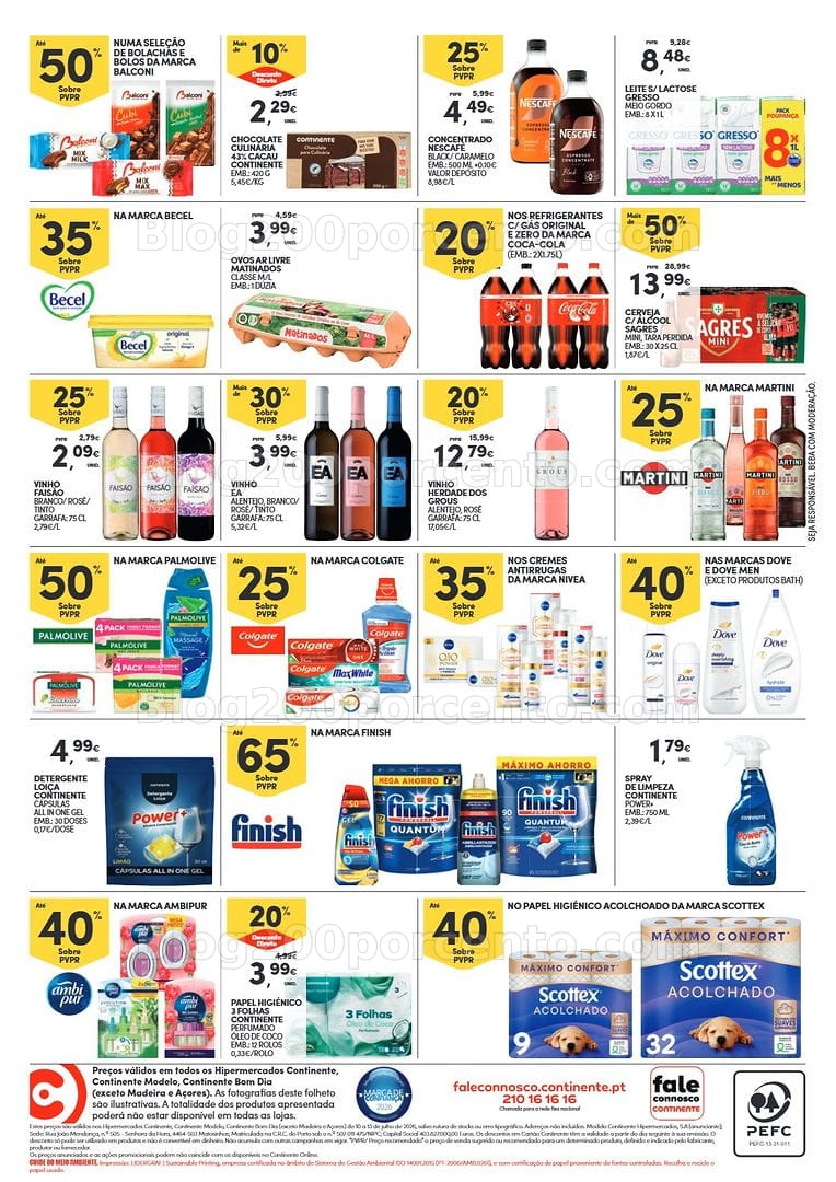 Antevisão Folheto CONTINENTE Promoções Fim de Semana - 10 a 13 julho - Edição Digital