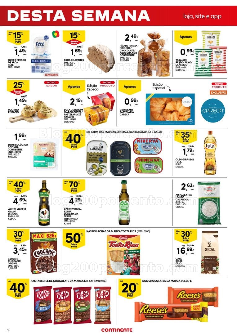 Antevisão Folheto CONTINENTE Promoções Fim de Semana - 17 a 20 julho - Edição Digital