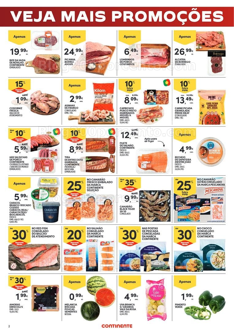 Antevisão Folheto CONTINENTE Promoções Fim de Semana - 24 a 27 julho - Edição Digital
