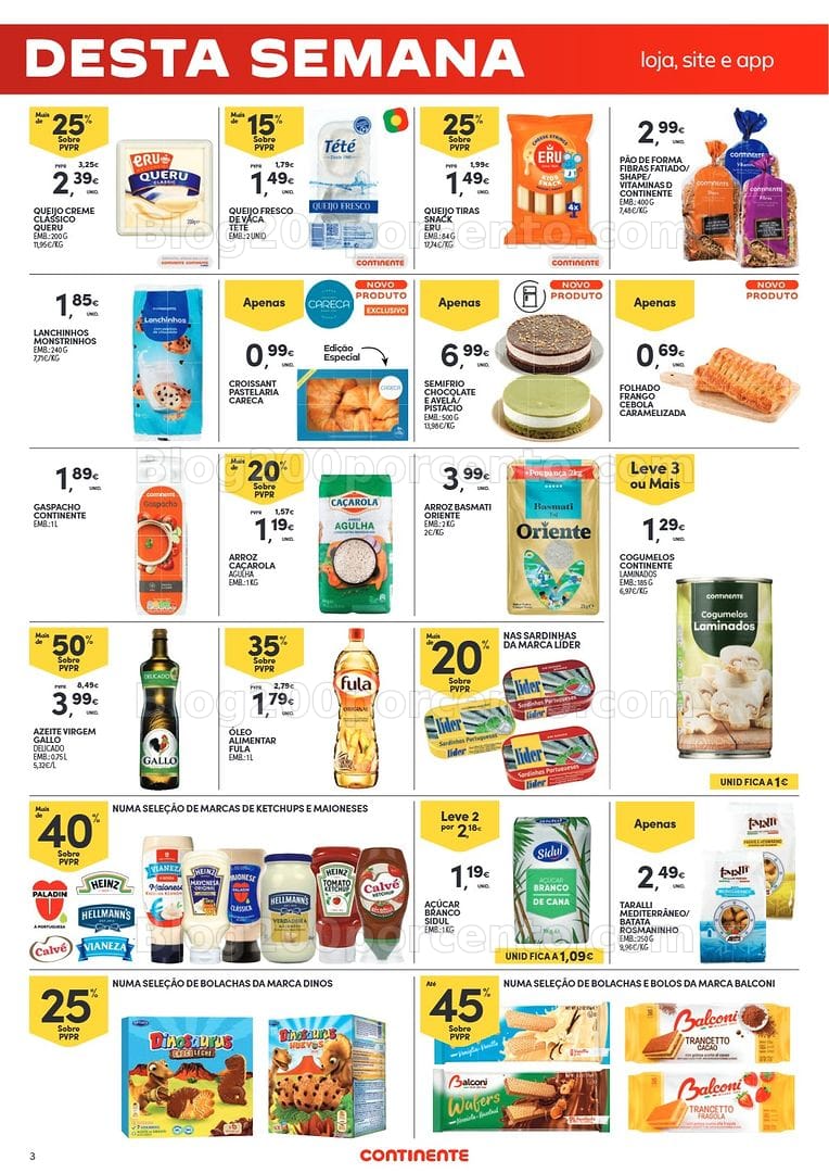 Antevisão Folheto CONTINENTE Promoções Fim de Semana - 24 a 27 julho - Edição Digital