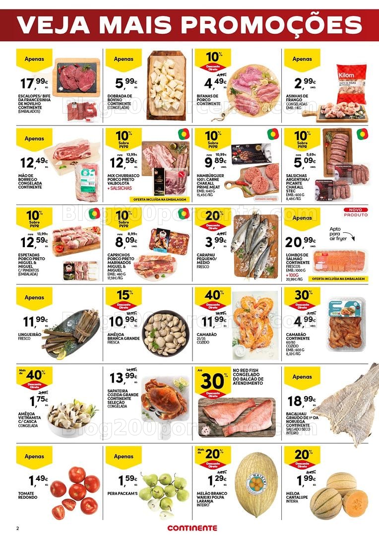 Antevisão Folheto CONTINENTE Promoções Fim de Semana - 31 julho a 3 agosto - Edição Digital