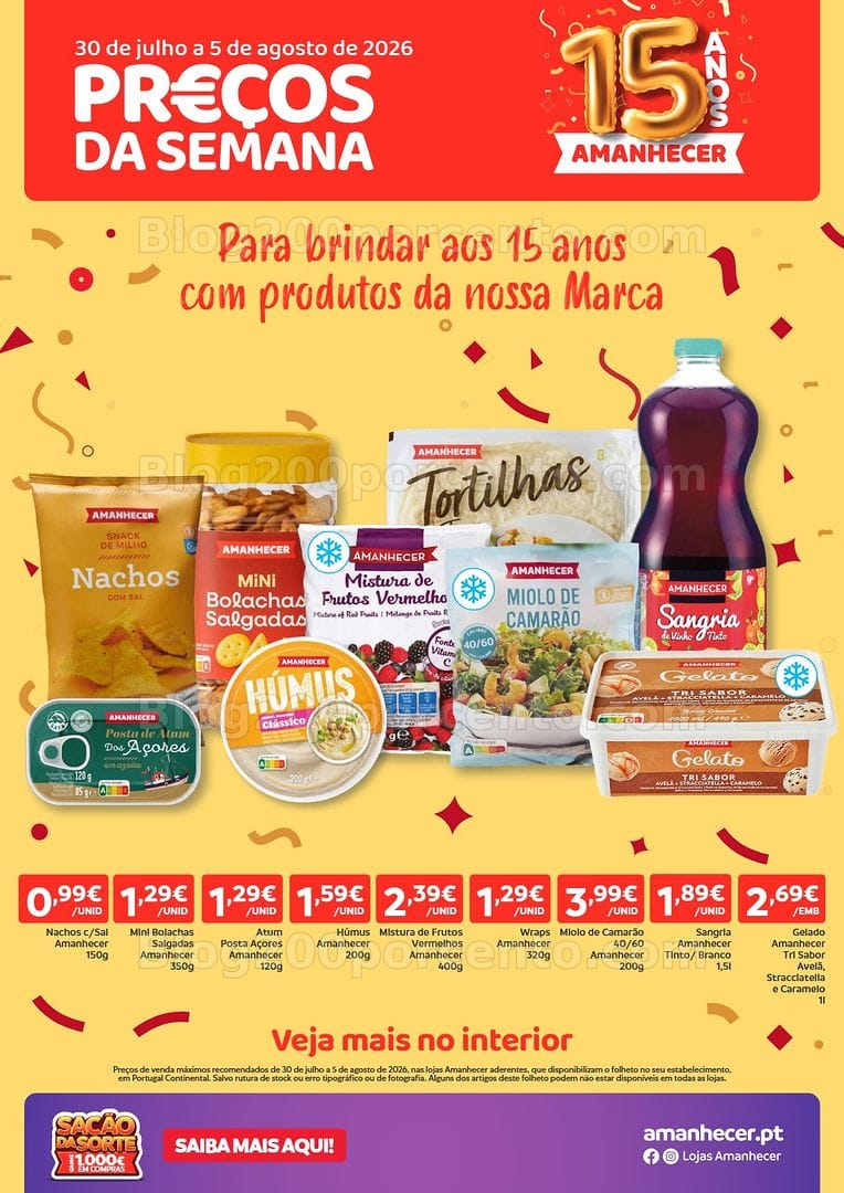 Antevisão Folheto AMANHECER Promoções de 30 julho a 5 agosto