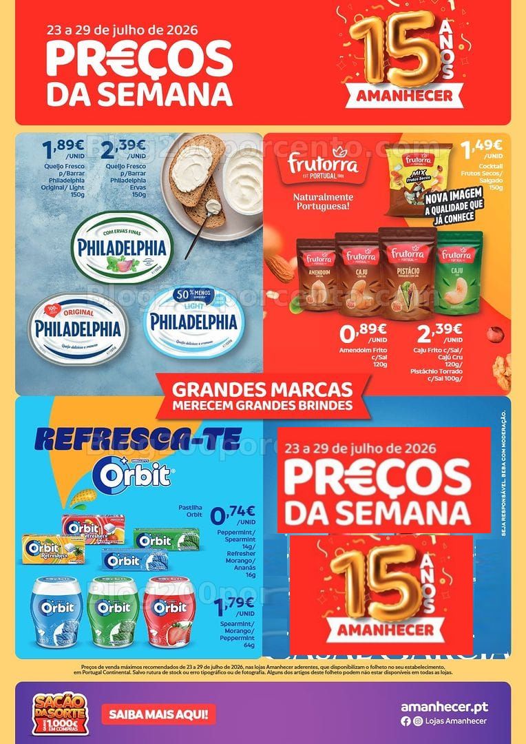 Antevisão Folheto AMANHECER Promoções de 23 a 29 julho