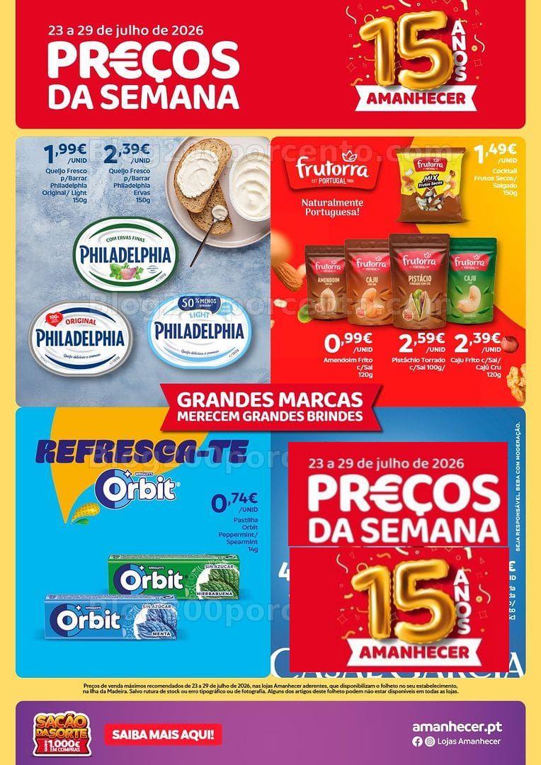 Antevisão Folheto AMANHECER Madeira Promoções de 23 a 29 julho