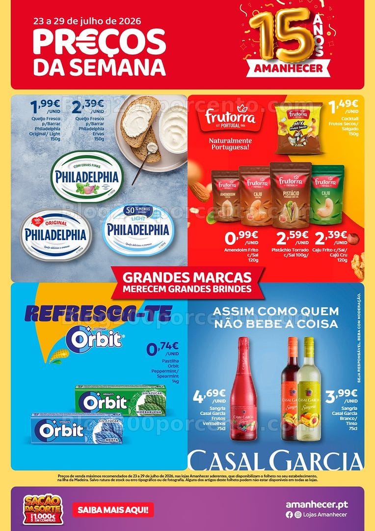 Antevisão Folheto AMANHECER Madeira Promoções de 23 a 29 julho