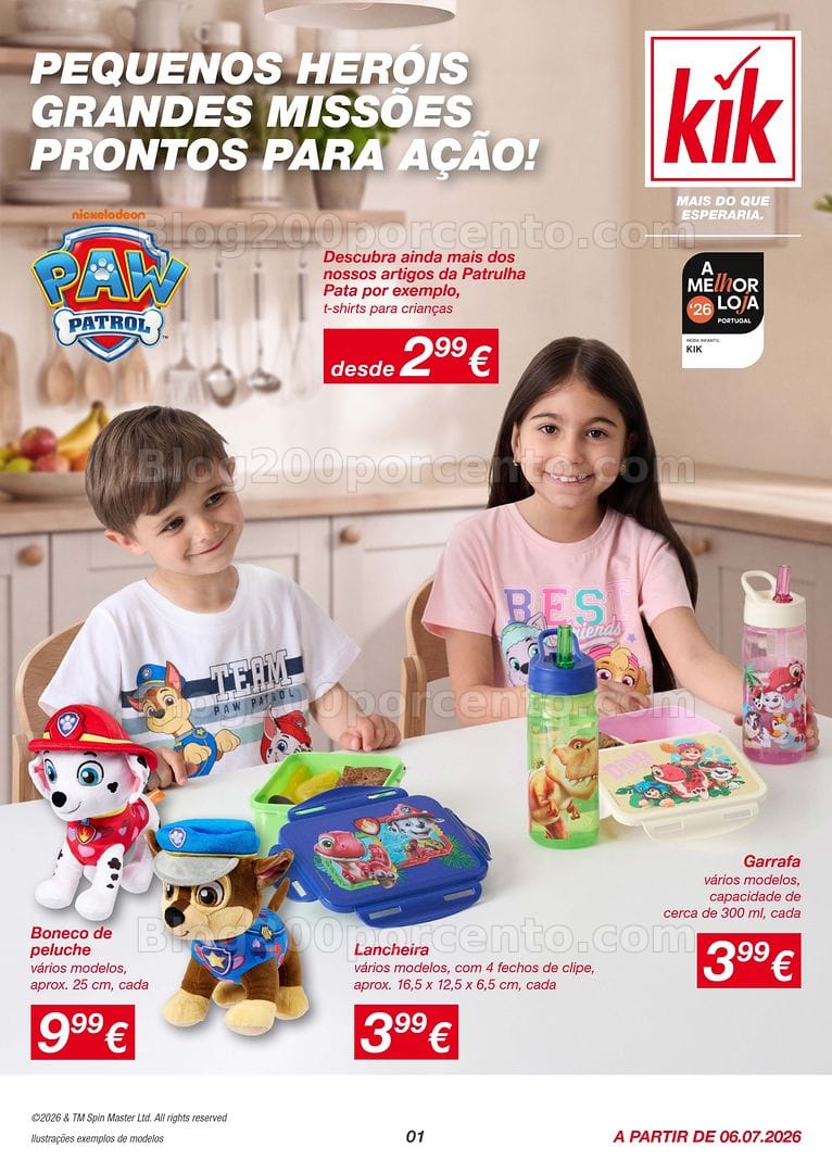Antevisão Folheto KIK Promoções a partir de 6 julho