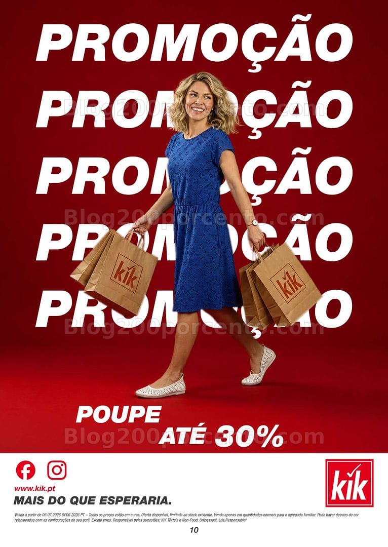 Antevisão Folheto KIK Promoções a partir de 6 julho