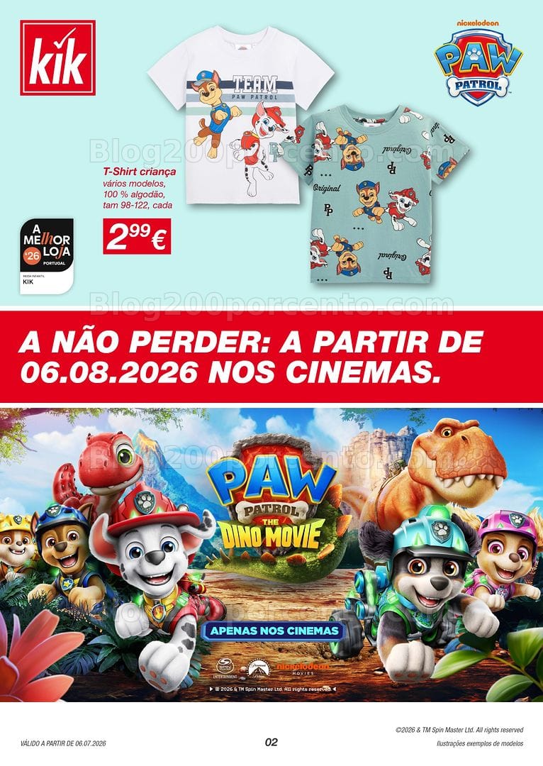 Antevisão Folheto KIK Promoções a partir de 6 julho