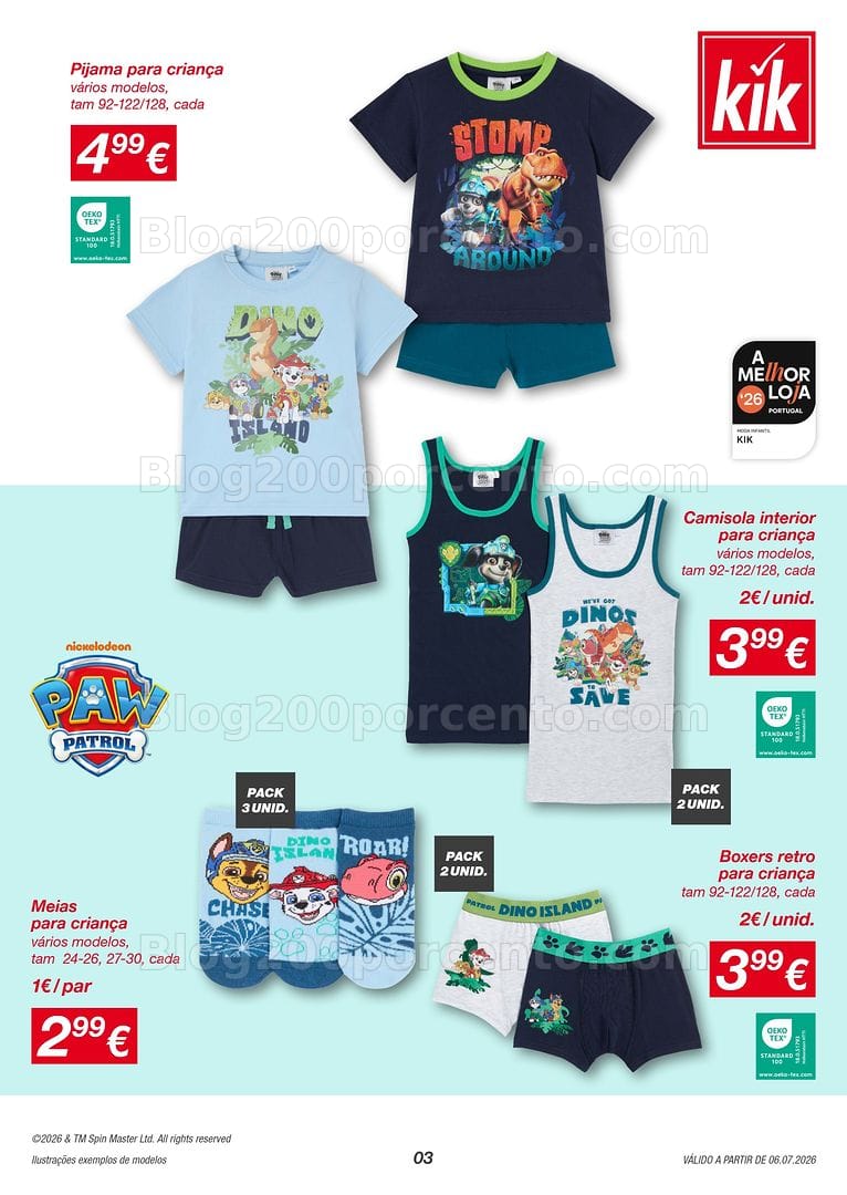 Antevisão Folheto KIK Promoções a partir de 6 julho